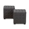 Baxton Studio Elladio Dark Grey Upholstered Tufted Cube Ottoman, PK2 156-9298 - alternate 4